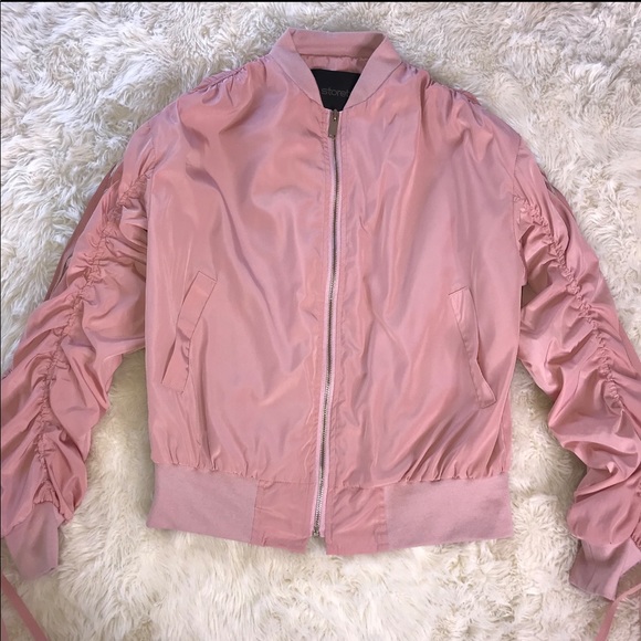 STORETS Satin Bomber Jacket - Picture 3 of 7